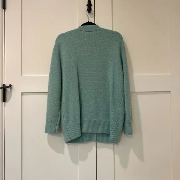 RE/DONE 90s Oversized 90s V-Neck Cardigan Spearmint- Size Small - Picture 9 of 12